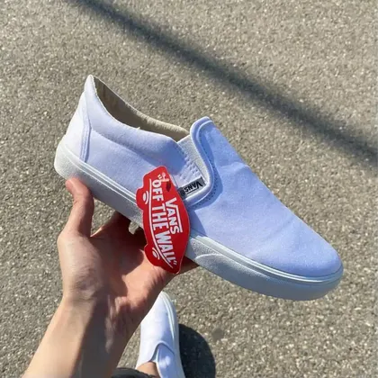 ونس کشی سفید تمام - white slip on vans