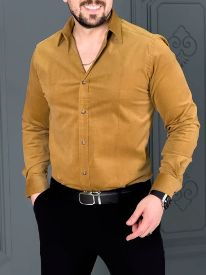 پیراهن 030802 AKOMOD عسلی