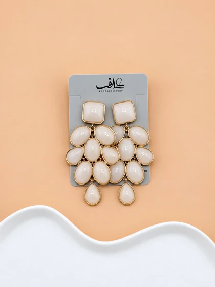 گوشواره سنگی صدفی