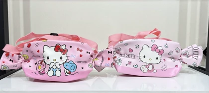 کیف دوشی چرمی هلوکیتی طرح شکلات-وارداتی