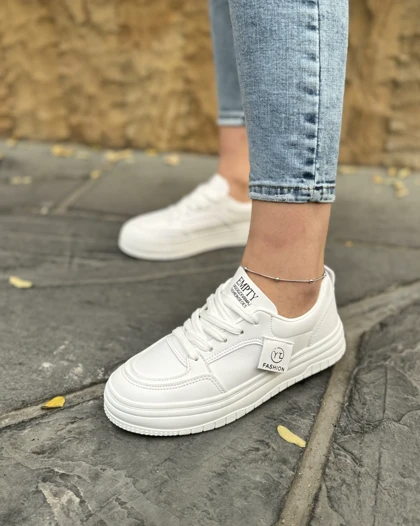 کتانی زنانه ونس فشیون وایتی آلما