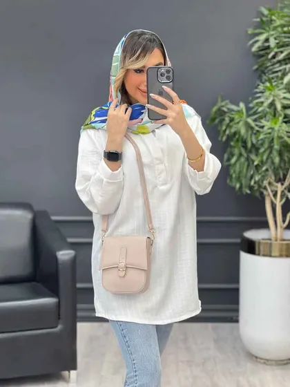 مانتو جلو بسته پیچک