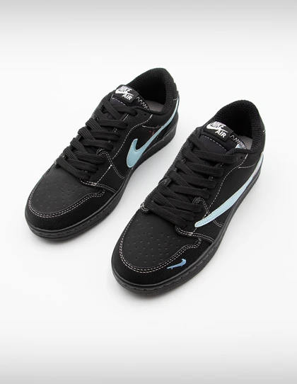 کتانی روزانه زنانه نایک Nike Jordan 1 Low Travis Scott Stussy W