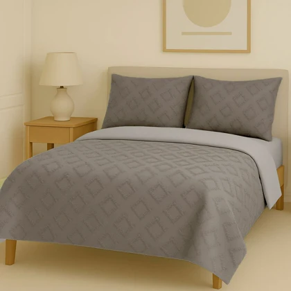 سرویس روتختی کاوری مینیمال طرح برجسته لوزی ریز