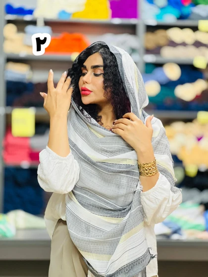 شال لینن وارداتی