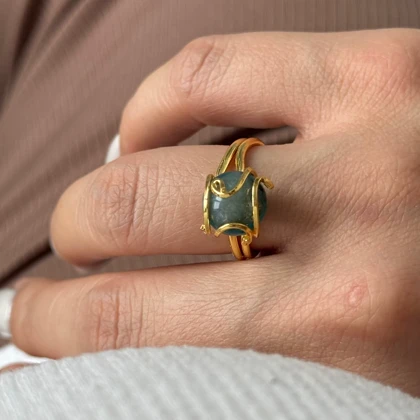 انگشترای وارداتی سنگ طبیعی