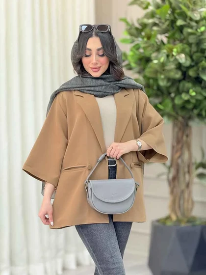 مانتو مازراتی دو جیب دو دکمه