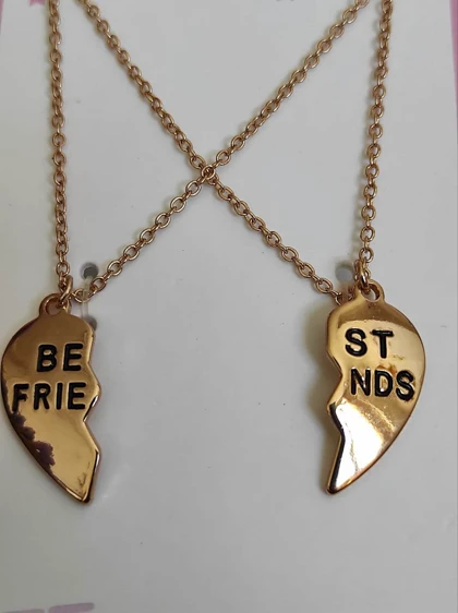 دستبند دوستی طرح قلب BFF پومینا