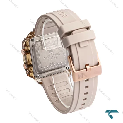 ساعت اسپرت نیوی فورس NF7101 کرمی NaviForce-6946-L