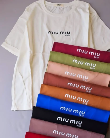 تیشرت قواره دار MIU MIU