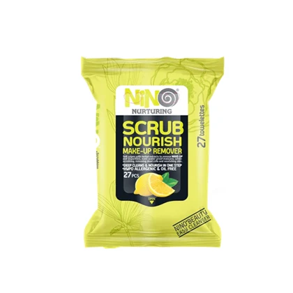 دستمال مرطوب پاک کننده آرایش لیمو نینو 27 عددی