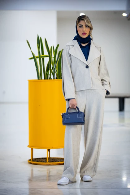 کت و شلوار استین پیله ماهک