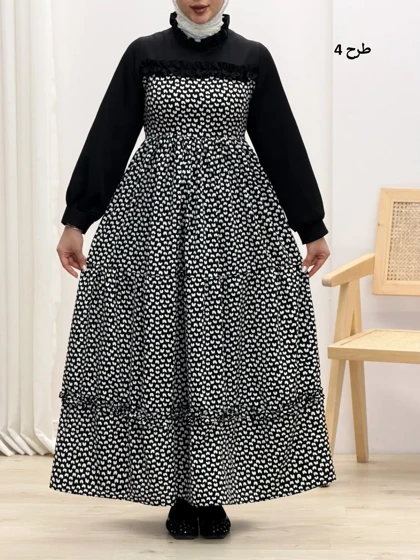 4293-پیراهن مزونی لاوین