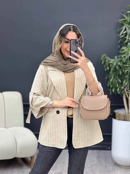 مانتو آستین سگک الیکا
