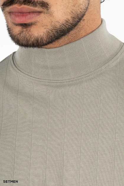 یقه اسکی مردانه آستین کوتاه