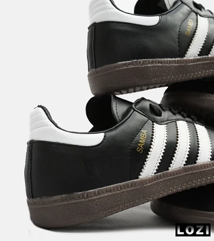 کفش کتانی مردانه و زنانه مشکی قهوه ای ADIDAS Samba مدل 4234