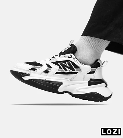 کفش کتانی مردانه و زنانه سفید مشکی NEW BALANCE smith xvision v2