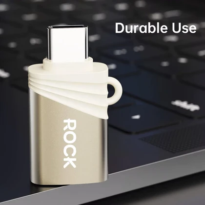 تبدیل و اوتی‌جی USB به تایپ‌سی راک مدل ROCK L12