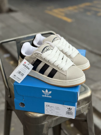 کتانی کامپوس اسپرت طوسی مشکی