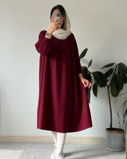 مانتو کفتان کتان پرماه 1