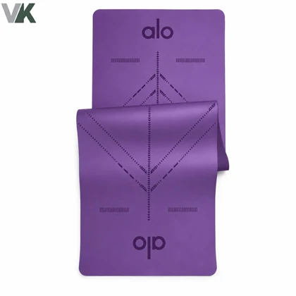 مت یوگا مستر کوآلیتی طرح برند الو ALO WARRIOR PU MAT همراه با کاور شناسه 10100856