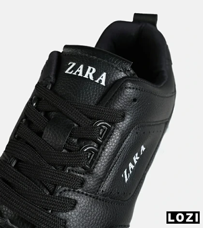 کفش کتانی مردانه و زنانه مشکی ZARA مدل 7820