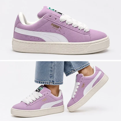 کفش و کتانی زنانه مدل پوما PUMA رنگ بنفش کد EF401