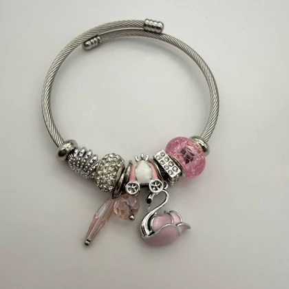 دستبند پاندورا مدل قو