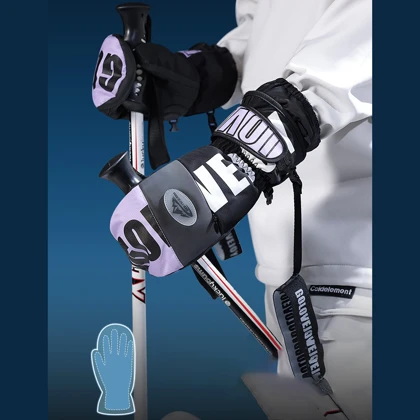 دستکش اسکی گولووجوی Golovejoy مدل SK34 با قابلیت لمس گوشی