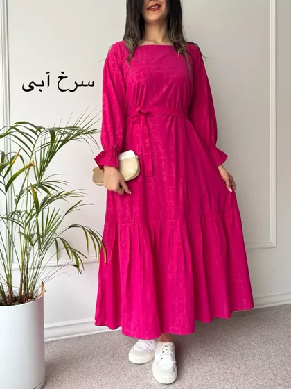 پیراهن حریر آستردار دنیز