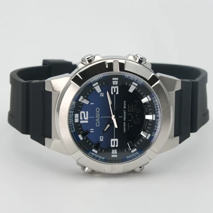 ساعت مچی کوارتز مردانه کاسیو Casio مدل AMW-870A-2AVDF صفحه آبی