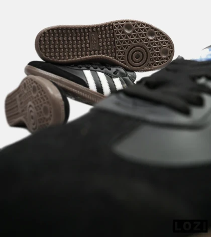 کفش کتانی مردانه و زنانه مشکی قهوه ای ADIDAS Samba مدل 4234