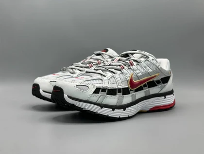 کتانی نایکی P6000 طوسی مشکی قرمز/Nike