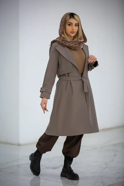 بارانی سانتانا ژیله دار پشت پیلی