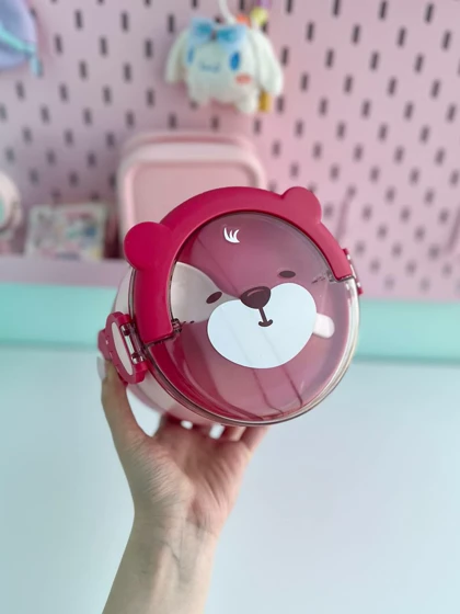 ظرف غذای خرسی دو طبقه -353