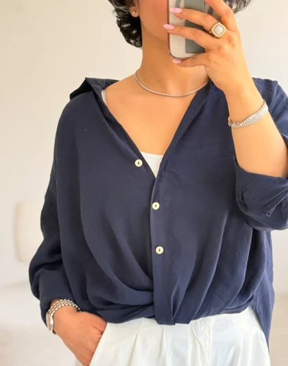 شومیز جلو گره‌ای