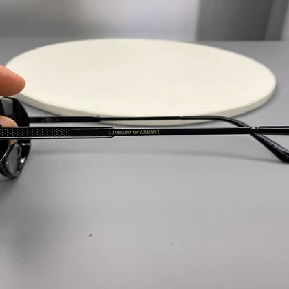 عینک آفتابی جورجیو آرمانی با فریم ترکیبی کائوچو و فلز و لنز پلی‌کربنات UV400 Giorgio Armani