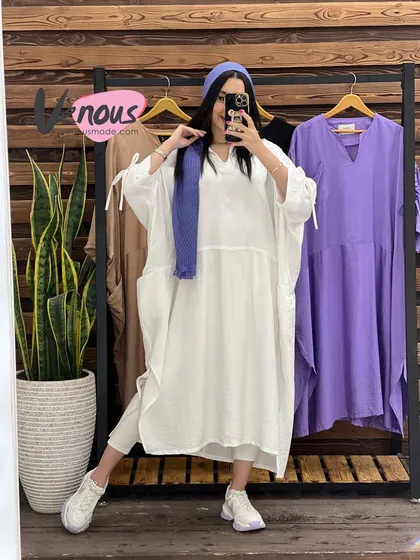 مانتو پیراهنی آستین گت
