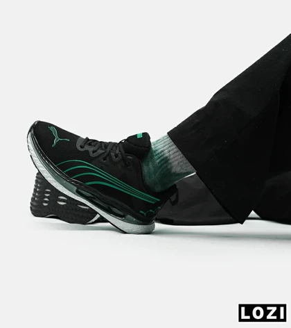 کفش کتانی ورزشی مردانه و زنانه مشکی سبز PUMA