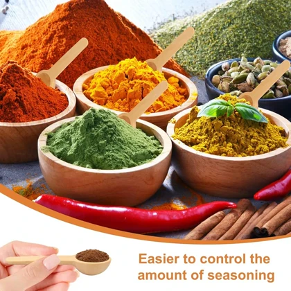 پیمانه ادویه چوبی مینی