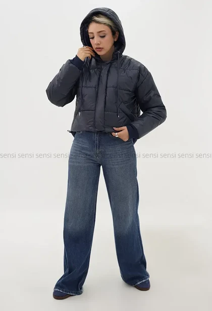 کاپشن کلاه دار پشم شیشه کد1004773