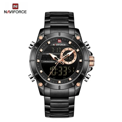 ساعت مردانه دیجیتال اورجینال نیویفورس Naviforce NF 9163