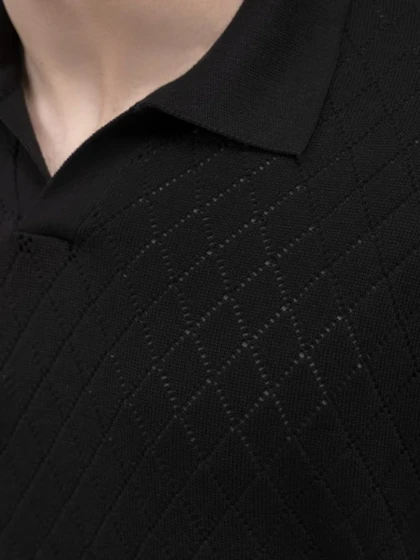 پولوشرت اولد مانی مشکی کدsh318