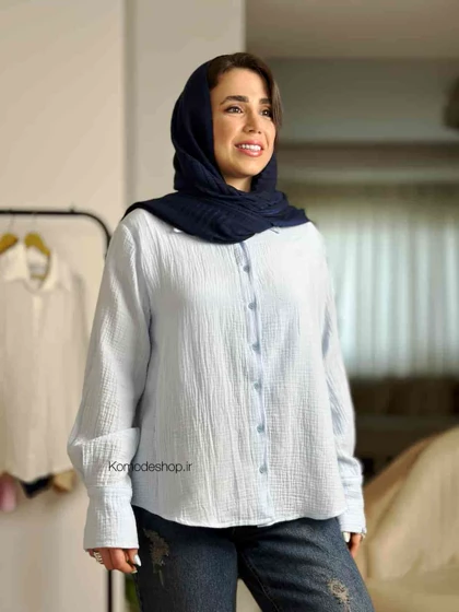 شومیز دبل فیس زنانه مدل سویو