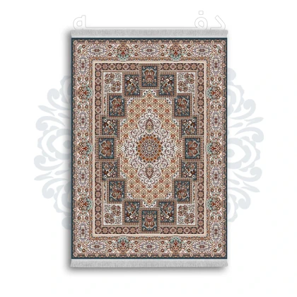 فرشینه از جنس پارچه هازان مخمل ترک طرح سنتی و مدرن برند دفه کد DAMG119