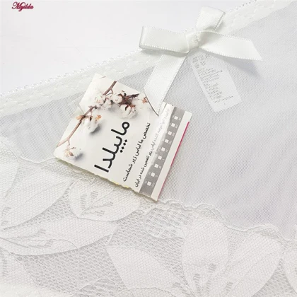 شورت زنانه ماییلدا مدل گیپور گل‌گلی کد 5544-7033