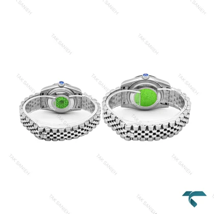 ساعت ست رولکس استیل صفحه قرمز Rolex-6298-S