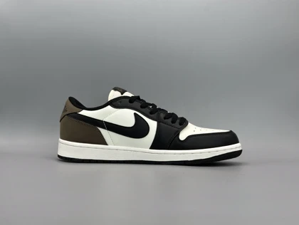 کتانی نایکی جردن1لو دارک موکا/Nike Jodan 1 low dark mocha