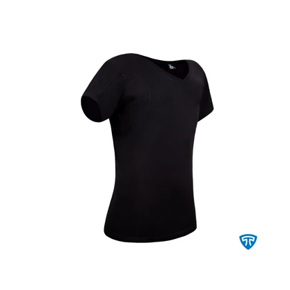 تیشرت ضدتعریق مردانه یقه هفت بسته مشکی