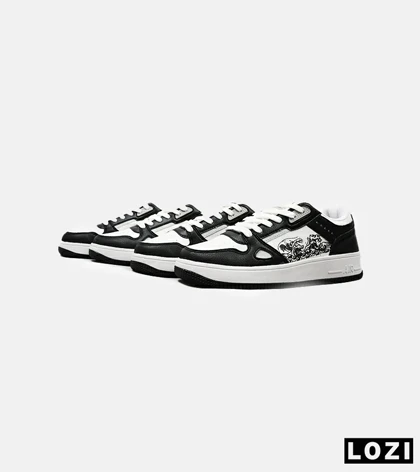 کفش کتانی مردانه مشکی سفید NIKE AirForce Draw